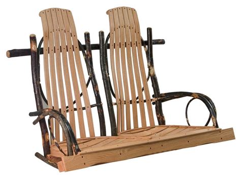 4.4 out of 5 stars 83. Amish Hickory Double Rocker Style Porch Swing