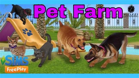 Como Ter Mais De 2 Animais Num Lote The Sims Freeplay Pet Farm