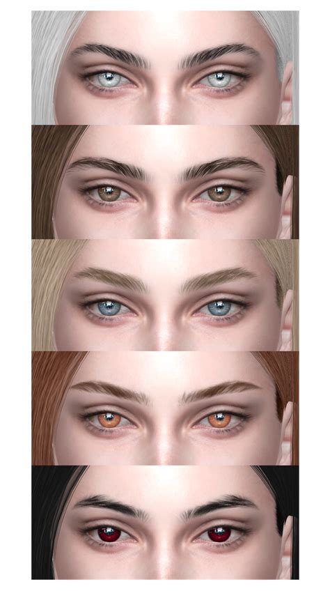 Eyebrows N20 24 ･ｪ･ Obscurus Sims On Patreon Sims Sims 4 Cc