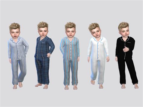 The Sims Resource Fullbody Sleepwear Toddler B