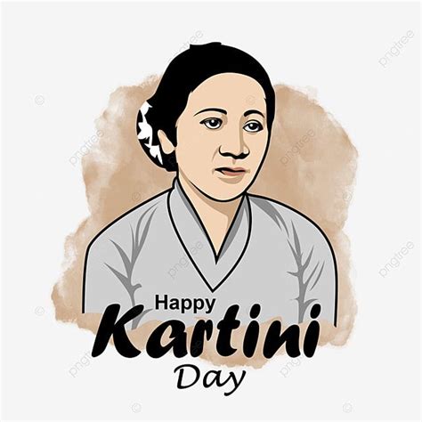 Happy Kartini Day Png Picture Happy Kartini Day Vector Png Indonesian