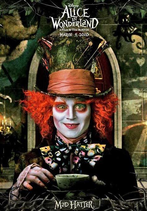 Tim Burton Alice In Wonderland Poster
