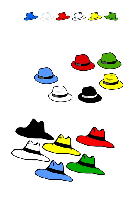 Kattekrab Six Hats Clip Art At Clker Vector Clip Art Online