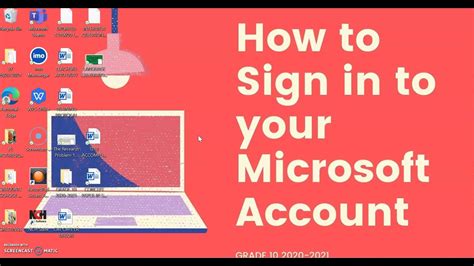 How To Sign In To Your Microsoft Account Youtube