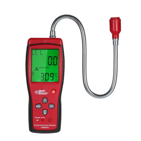 Gas Analyzer Combustible Air Detector Digital Combustible Gas Detection Instrument Hand Held Gas