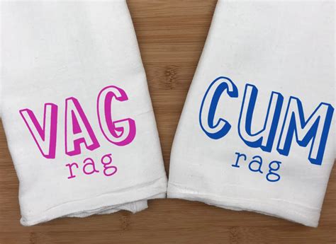Vag Rag And Cum Rag Set Clean Up Towel Gag Geschenk Etsy