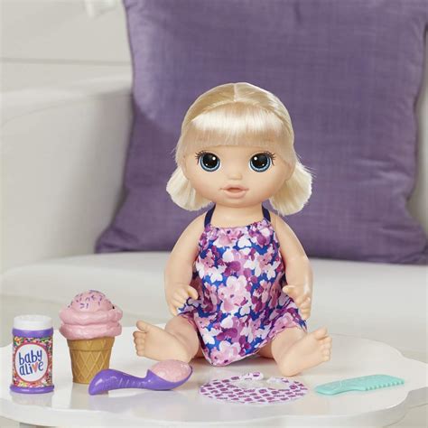 Baby Alive Magical Scoops Baby Blonde Hair Toptoy