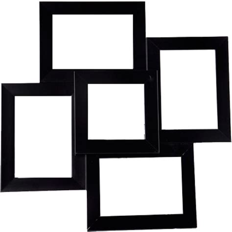 5 Frame Collage Template Png