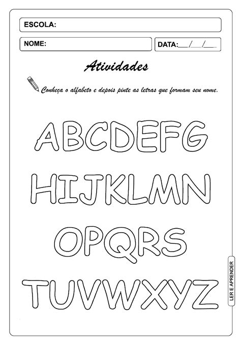 Alfabeto Pontilhado Para Imprimir Ler E Aprender Atividades OFF