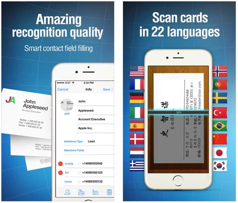 Bizconnect is the best business card scanner for ios and android smartphones and helps you scan business cards, be productive and boost your sales performance by 23%. The best business card scanner apps for iPhone