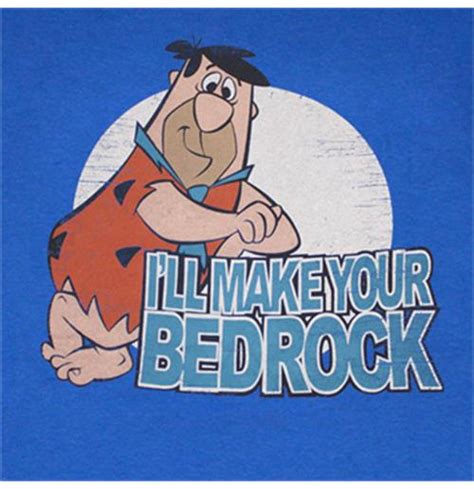 Buy Flintstones Fred Ill Make Your Bedrock Royal Blue Graphic Tshirt