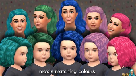 Maxis Matching Twist Out Hairdo For Toddlers Twist Outs Hairdo