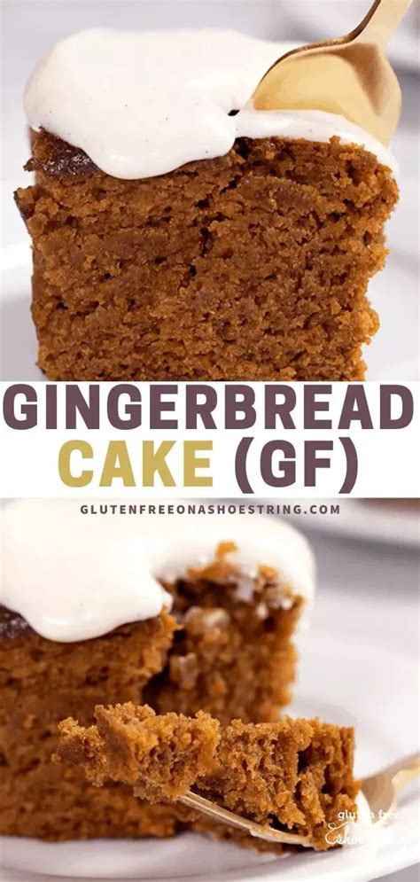 Super Moist Gluten Free Gingerbread Cake With Ginger Cinnamon And Molasses Gluten Free Sweets