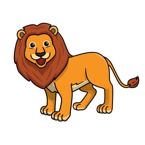 Lion Walking Illustrations Royalty Free Vector Graphics And Clip Art