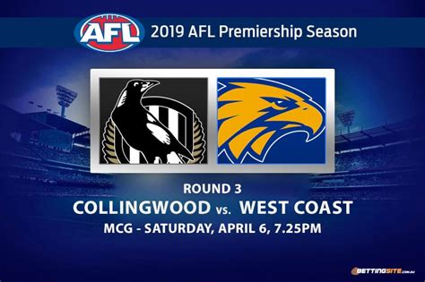 The marquee matches for west coast in 2021 include the two derbies against fremantle dockers in round 7 and round 22, and the elimination final rematch against collingwood in round 5. AFL Round 3 tips | Collingwood vs. West Coast betting predictions