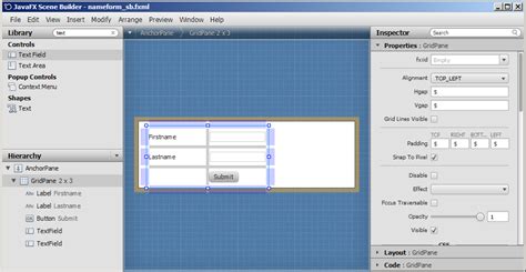 Getting Started With Javafx Creating A Form In Javafx