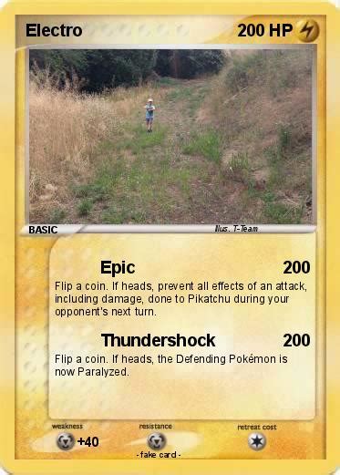 Pokémon Electro 498 498 Epic My Pokemon Card
