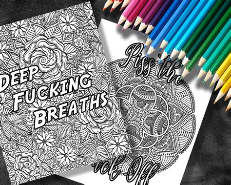 bored as fuck 2 paperback adult coloring books coloring etsy