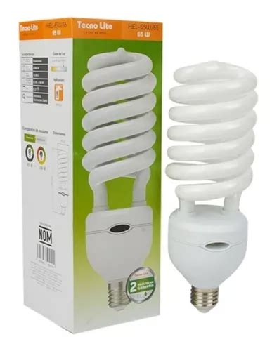 Foco Ahorrador Led Espiral W Luz De D A Mercadolibre