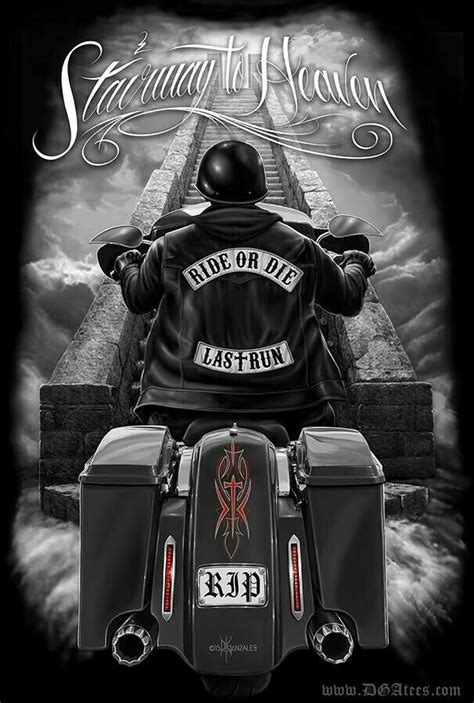 Stairway To Heaven Misc Art Motorcycle Tattoos Biker Tattoos