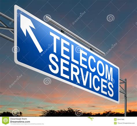 Telecoms service concept. stock illustration. Illustration of global ...