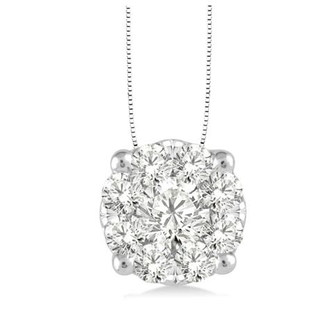Diamond Cluster Pendant Zundels Jewelry