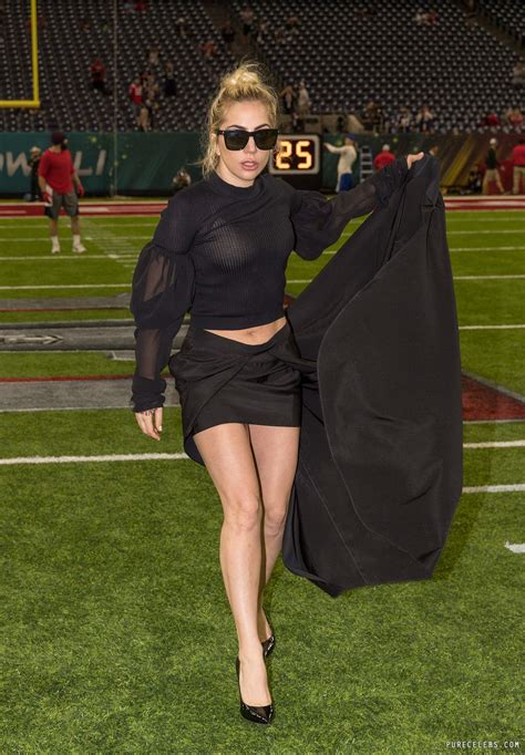 Lady Gaga Upskirt And Sexy At Nrg Stadium In Houston