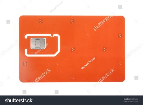 Blank Sim Card Isolated On White Stock Photo 719376280 Shutterstock