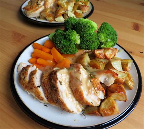 Roast Chicken With Mini Roasts And Sides The English Kitchen