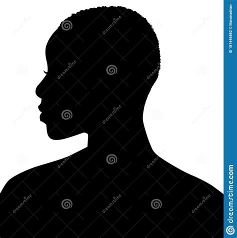 African American Woman Face Silhouette Posted By Ethan Cunningham