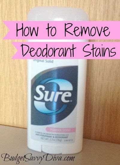 How To Remove Deodorant Stains Remove Deodorant Stains Deodorant