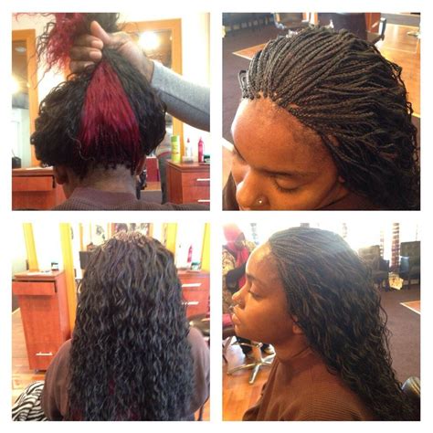 Wet and wavy bundles hair with closure. wavy senegalese twists - Google Search | Micro braids ...