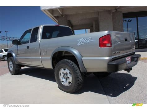 Light Pewter Metallic 2003 Chevrolet S10 Zr2 Extended Cab 4x4 Exterior