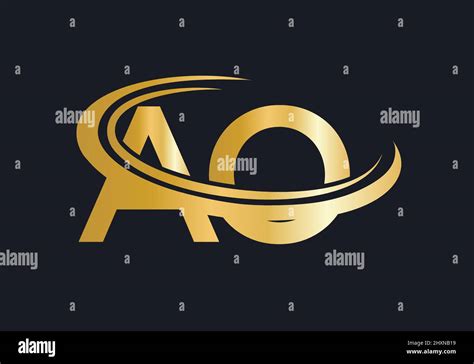 Initial Monogram Letter Ao Logo Design Vector Ao Logo Design Template