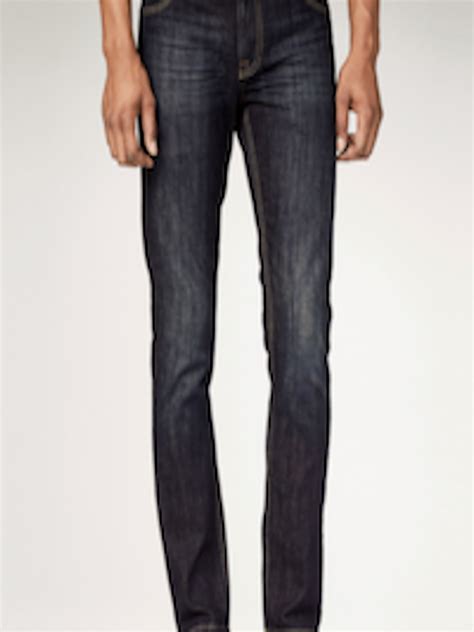 Buy Next Men Blue Slim Fit Mid Rise Clean Look Jeans Jeans For Men