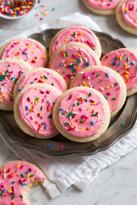 Terrific plain or with candies in them. Soft Sugar Cookies Recipe - Cooking Classy