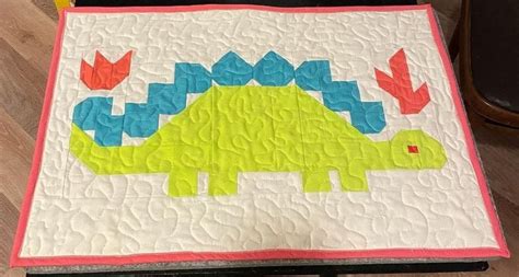 Elizabeth Hartman Dinosaurs Quilting Quilts Mini Quilt Elizabeth