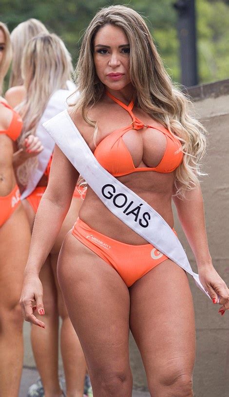 miss bumbum 2016 contestants bring traffic to a standstill in thong bikinis in brazil daily