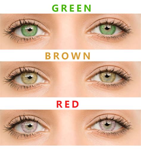 Basic glasses to contact lens conversion charts take a single glasses lens power and show you the converted value for contact lenses. With Power Lishengjing Cosmetic Contact Lens Soft ...