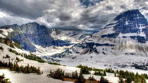 Canada Snow Mountains Wallpapers Wallpaper Cave