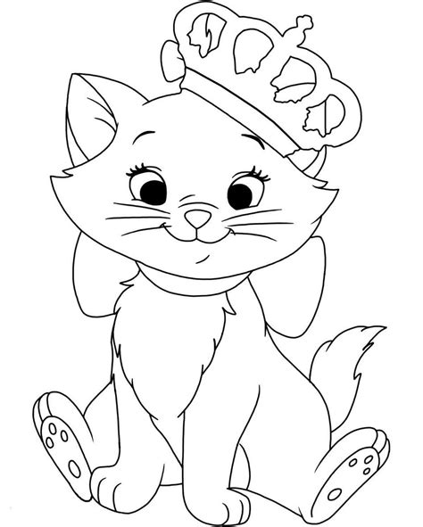 Marie From The Aristocats Coloring Page Free Printable Coloring Pages