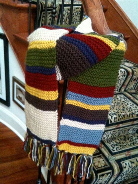 Doctor Who Mini Scarf Crochet Scarf Knitted Scarf Doctor Who Sewing