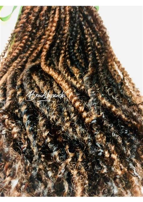 5 Bundles Of Reusable Pre Twisted Pre Looped Small Sized Etsy Twist Extensions Crochet Hair