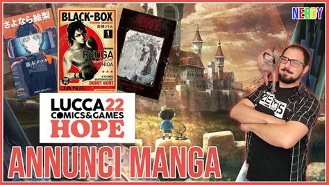 Annunci Manga Lucca Comics And Games 2022 Youtube