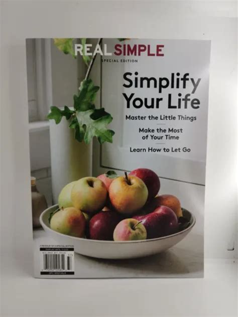 Real Simple Magazine Simplify Your Life A Reissue Special Edition 125