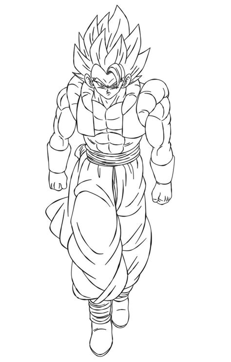 Goku and vegeta coloring pages gogeta dragon ball fun pages, they transform to one by fusion. Gogeta Ssj by Andrewdb13 | Mundo geek