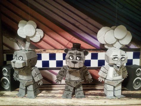 I Made Fnaf Stage With My Papercrafts Fivenightsatfreddys