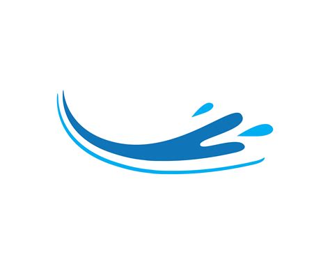 Splash Water Wave Symbol And Icon Logo Template Vector 584954 Vector