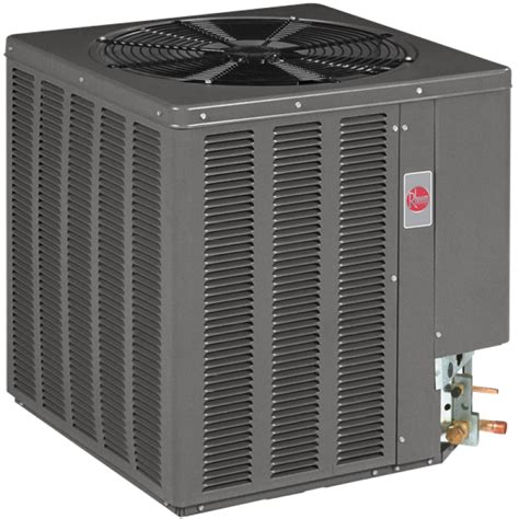 The second coil is the condenser coil, which is inside the outdoor unit. 4 Ton Rheem 13 SEER R-22 Air Conditioner Condenser (Dry ...