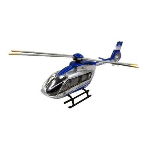 Realistic Airbus H145 Polizei Ho 187 Scale Helicopter Aircraft Alloy